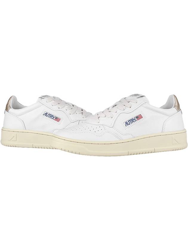 Medalist Low Top Sneakers Beige White - AUTRY - BALAAN 3