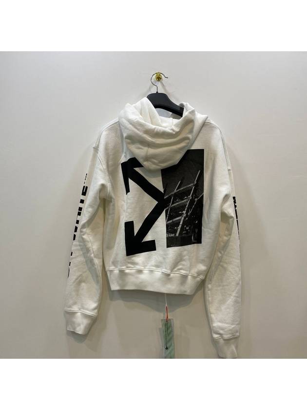 Split Arrow Overfit Hood White - OFF WHITE - BALAAN 5