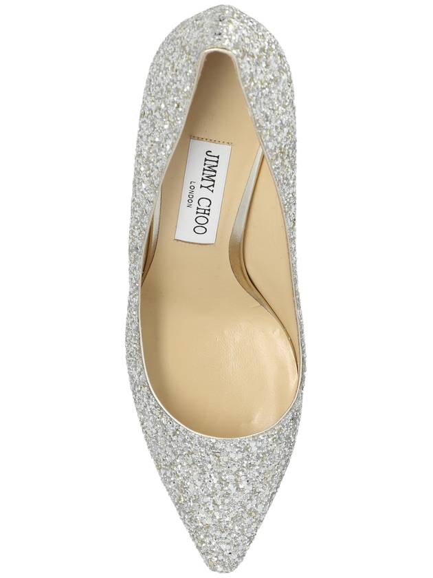 Jimmy Choo ‘Romy’ Glitter Pumps, Women's, Silver - JIMMY CHOO - BALAAN 6