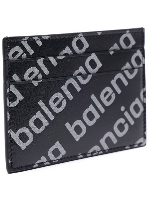 All Over Logo Card Wallet Black - BALENCIAGA - BALAAN 4