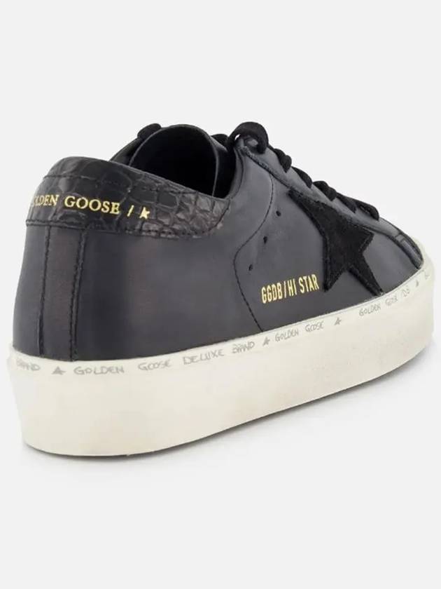 Pure Star Leather Low Top Sneakers Black - GOLDEN GOOSE - BALAAN 3