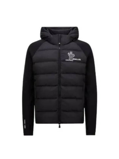 Grenoble Padded Zip-Up Hoodie Black - MONCLER - BALAAN 2