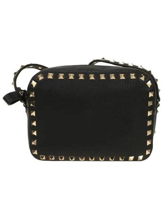 Women's Rockstud Cross Bag Black - VALENTINO - BALAAN 2