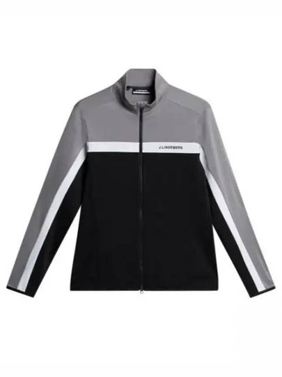 Jarvis Mid Layer Zip-Up Jacket Black - J.LINDEBERG - BALAAN 2