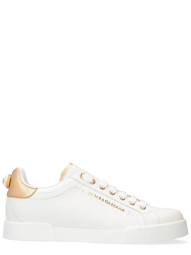 lettering Portofino sneakers white gold - DOLCE&GABBANA - BALAAN 2