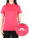 Tour Tech Short Sleeve PK Shirt Azalea - J.LINDEBERG - BALAAN 2