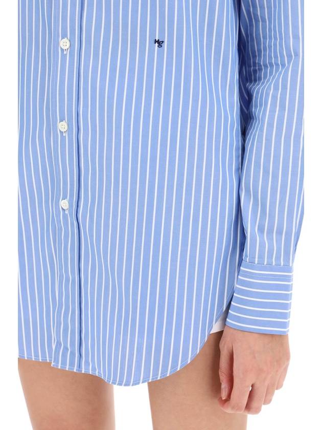 striped poplin shirt - HOMMEGIRLS - BALAAN 4