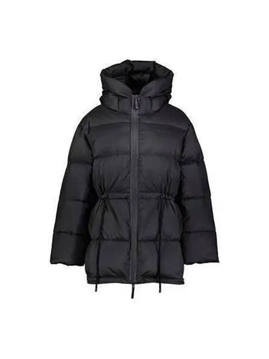 Women s Hooded Puffer Down Padding Black A90528 - ACNE STUDIOS - BALAAN 1