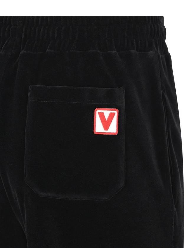 Valentino Garavani Trousers Black - VALENTINO - BALAAN 3