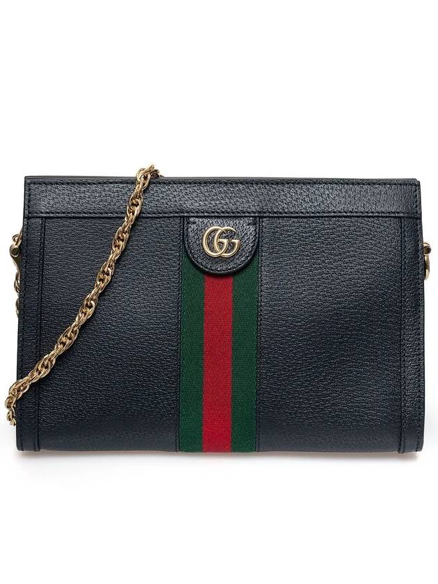 Ophidia Chain Shoulder Bag Black - GUCCI - BALAAN 3