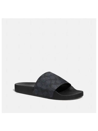 Coated Canvas Slippers Black - COACH - BALAAN 2