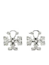 Double T Decoration Earrings Silver - TORY BURCH - BALAAN 1