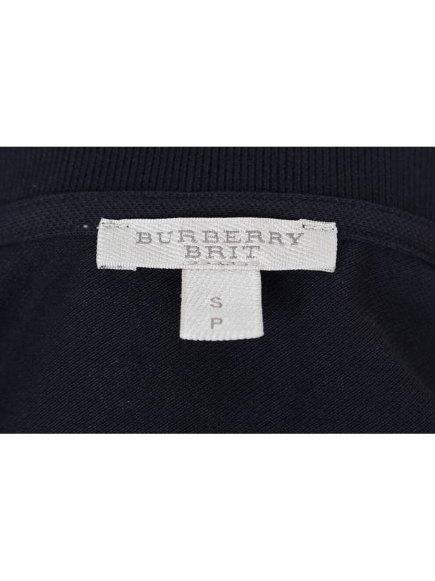 Women s Check Shirring Collar Short Sleeve Tee - BURBERRY - BALAAN 7