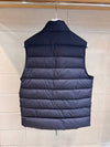 Theompan Logo Down Vest Midnight Navy - MONCLER - BALAAN 7