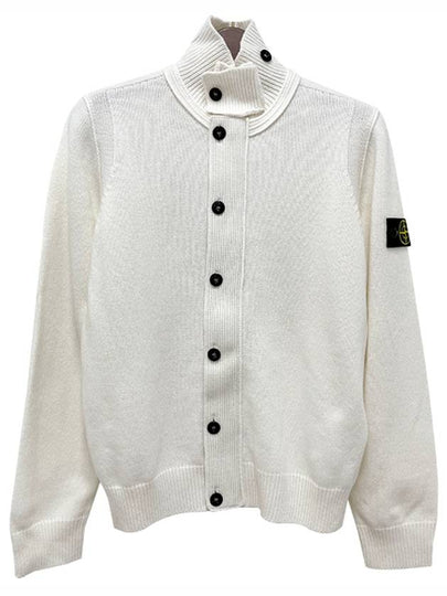 Kids Stone Island Cardigan 8116503 WHITE - STONE ISLAND - BALAAN 2