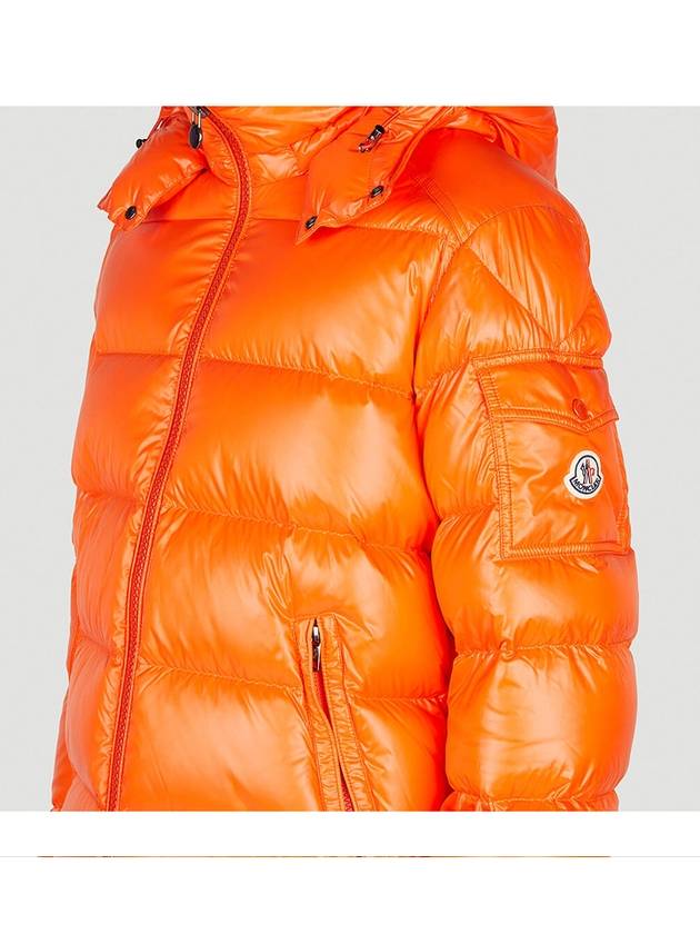 1A53600 68950 326 MAYA hooded padded jacket orange men's padded TJ - MONCLER - BALAAN 5