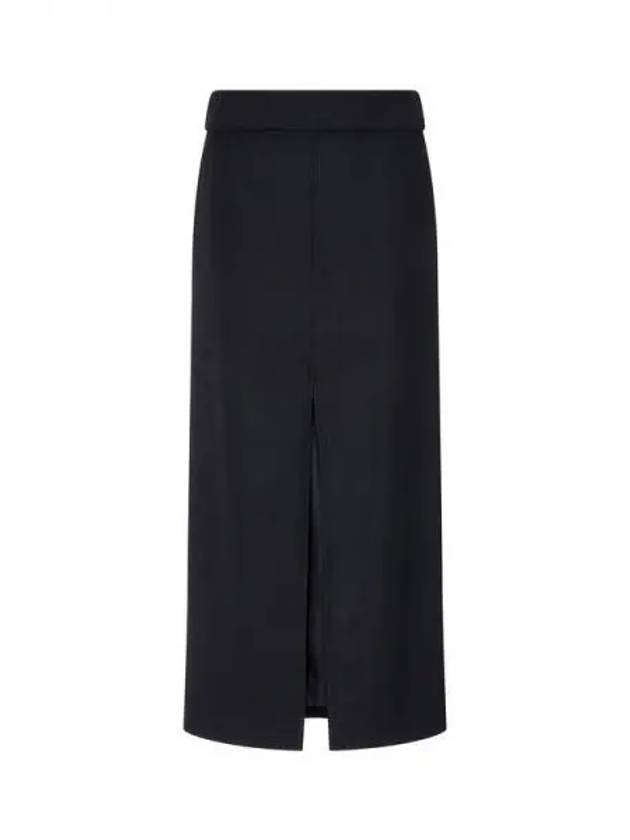 Women's Layered Slit Skirt Black 271448 - DRIES VAN NOTEN - BALAAN 1