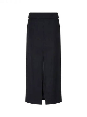 Women's Layered Slit Skirt Black 271448 - DRIES VAN NOTEN - BALAAN 1