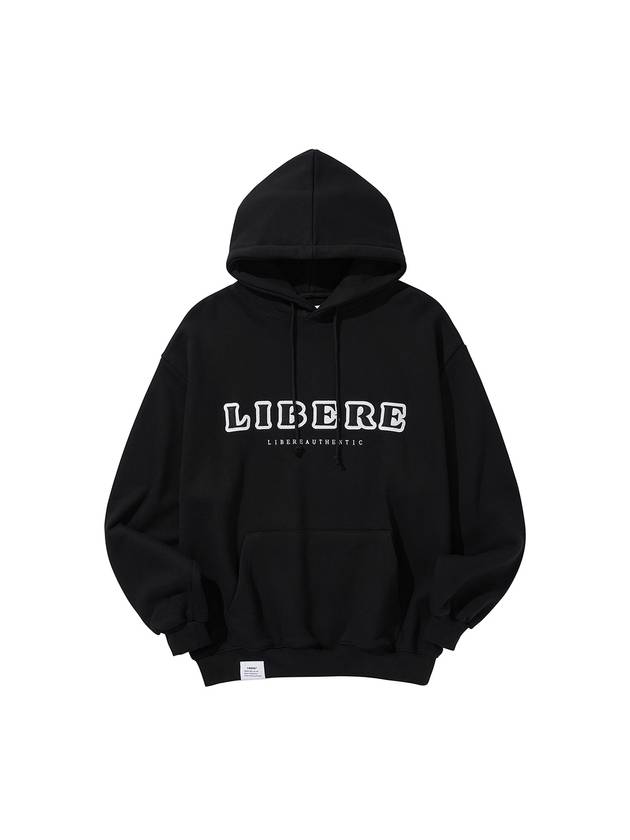 LOGO HOODIE BLACK - LIBERE - BALAAN 2