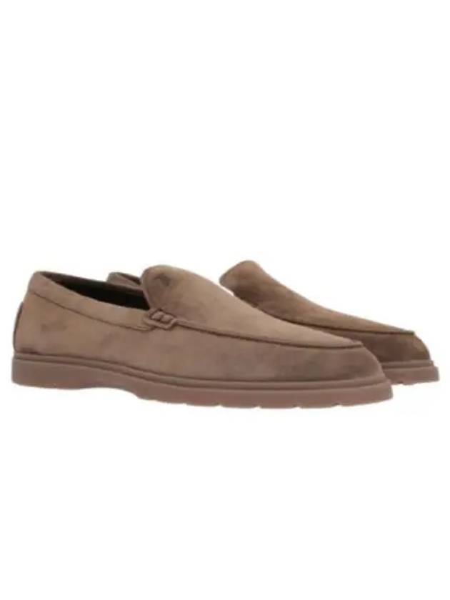 Suede Slipper Loafers Brown - TOD'S - BALAAN 2