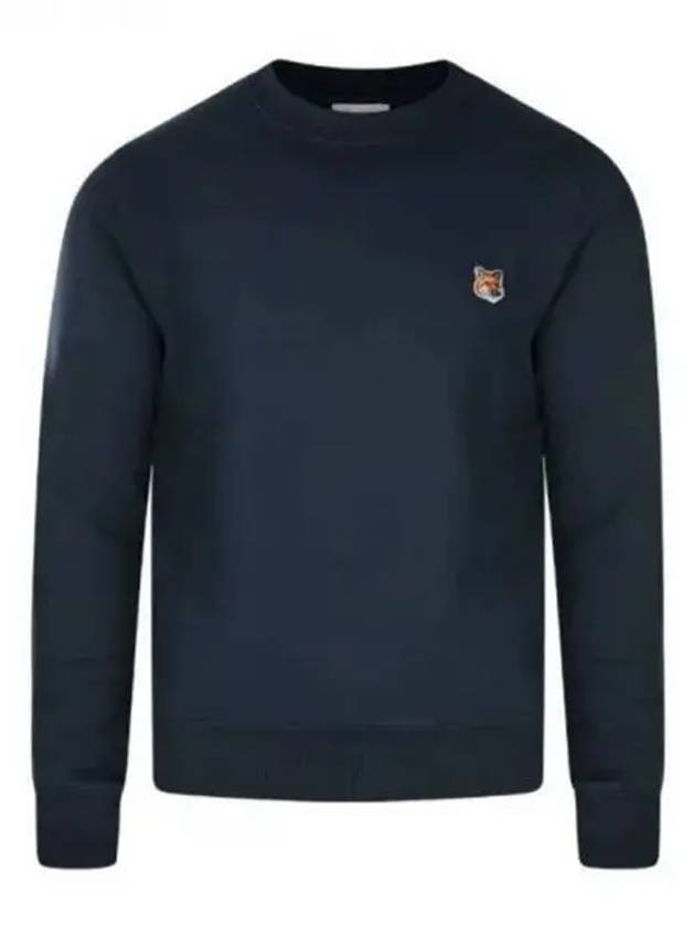 Fox Head Patch Regular Sweatshirt Midnight Blue - MAISON KITSUNE - BALAAN 2