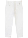 basic cotton pants OF5002GBWHITE - ONOFF - BALAAN 4