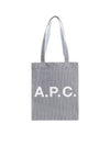 Lou Striped Tote Bag Blue - A.P.C. - BALAAN 2