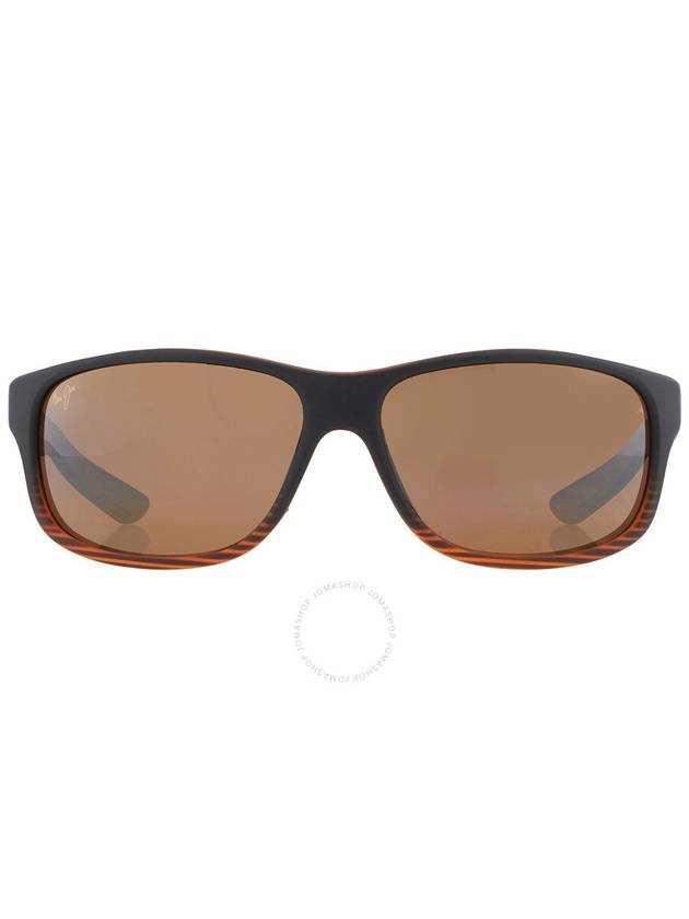 Maui Jim Kaiwi Channel HVL Bronze Wrap Unisex Sunglasses H840-25C - MAUI JIM - BALAAN 1