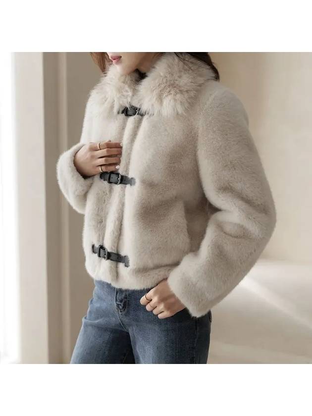 Bentil fox fur collar jacket - MONO AT.D - BALAAN 1