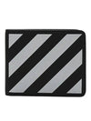 Diagonal Binder Halfwallet Black - OFF WHITE - BALAAN 2