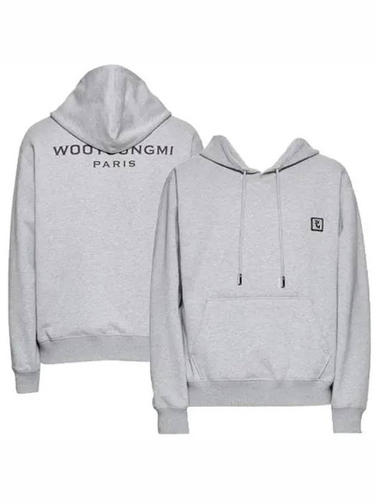 Back Logo Hoodie Grey - WOOYOUNGMI - BALAAN 2