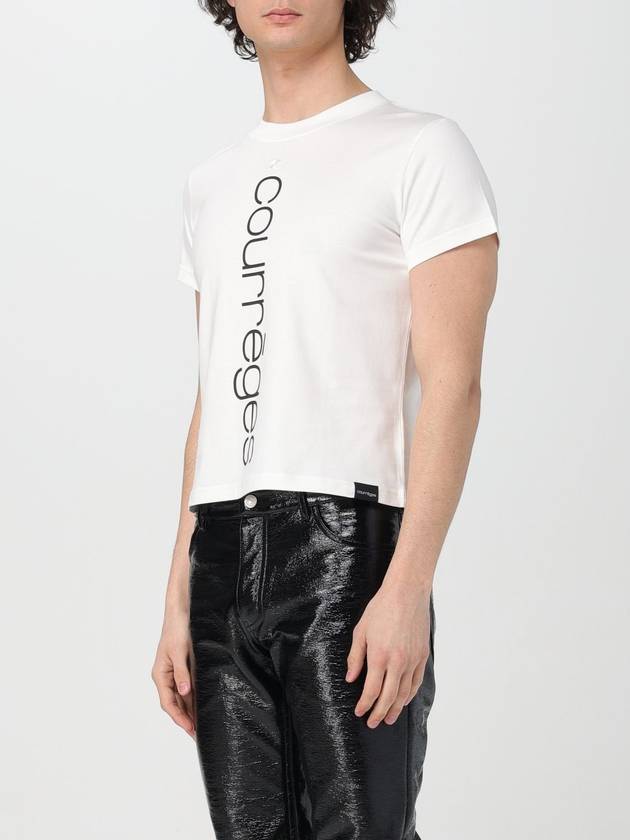 T-shirt di cotone Courréges - COURREGES - BALAAN 3