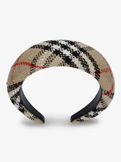 Women's Vintage Check Boucle Hairband Beige - BURBERRY - BALAAN 2