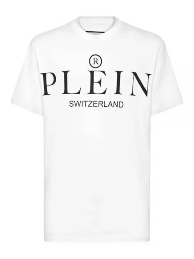 Logo short sleeve t shirt white men UTK0158PJY002N 01 - PHILIPP PLEIN - BALAAN 2