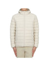 Down Hooded Padding Ivory - HERNO - BALAAN 1