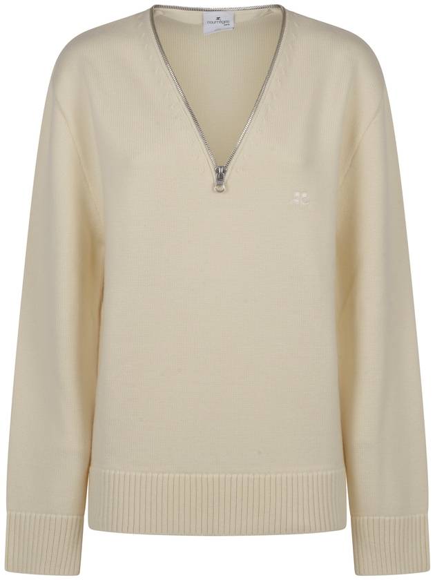 Courreges Sweaters Beige - COURREGES - BALAAN 1