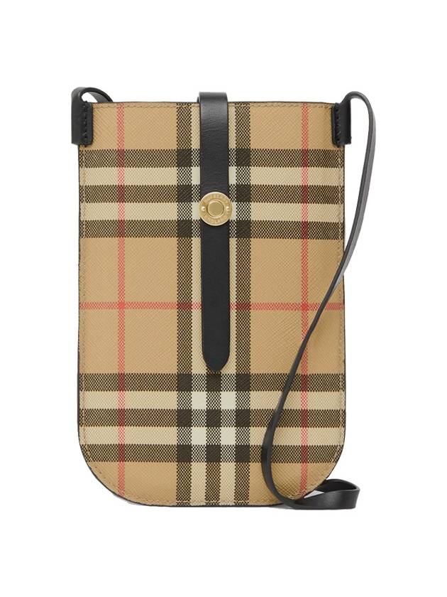 Vintage Check Strap Phone Holder Cross Bag - BURBERRY - BALAAN 2