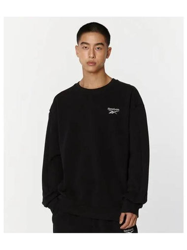 Warm up sweatshirt black - REEBOK - BALAAN 1