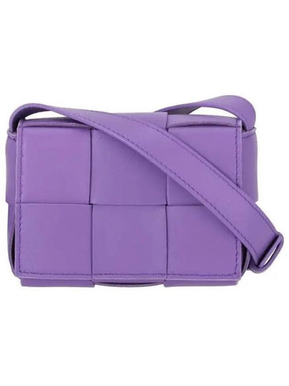 Intrecciato Cassette Small Cross Bag Purple - BOTTEGA VENETA - BALAAN 2