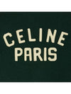 Paris Logo Patch Wool Cardigan Forest - CELINE - BALAAN 4