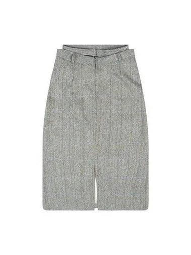 skirt women asymmetrical draped gray - MAISON MARGIELA - BALAAN 1