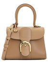 Brillant Mini Box Tote Bag Brown - DELVAUX - BALAAN 3