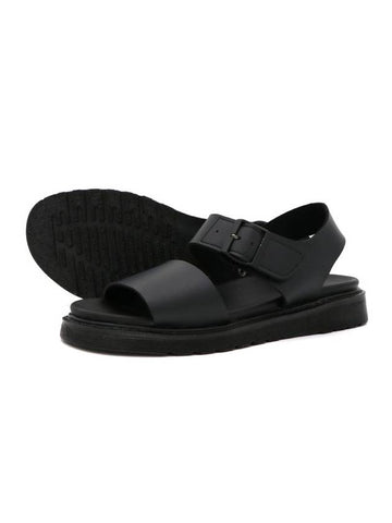 SPMA03PRT Unisex Height 4cm Strap Sandals Black - SUPENER - BALAAN 1