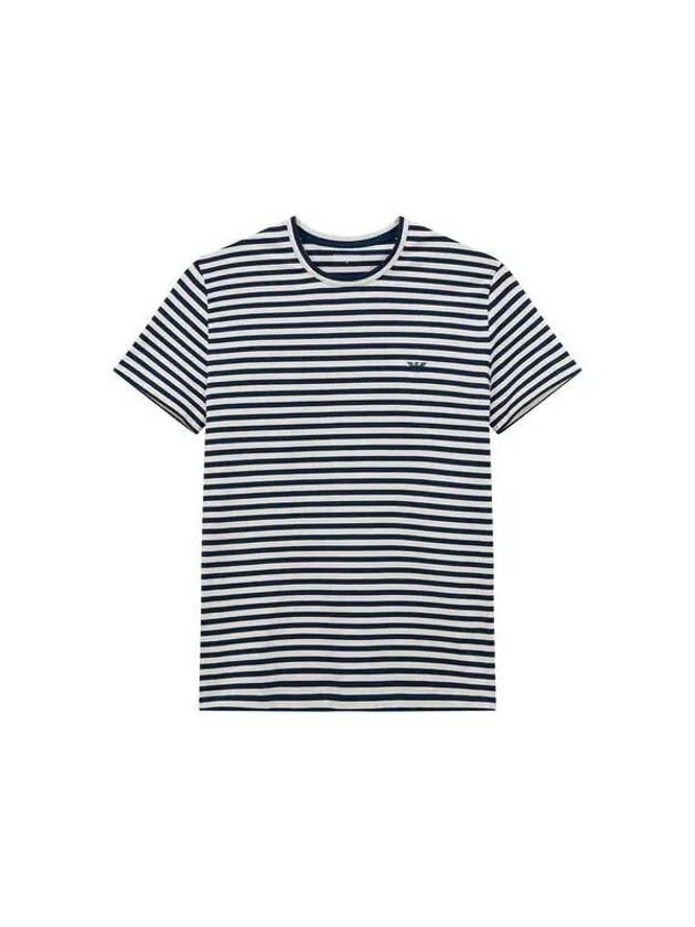 UNDERWEAR Men s Easy Striped T Shirt Navy - EMPORIO ARMANI - BALAAN 1