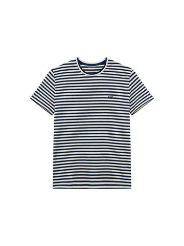 UNDERWEAR Men s Easy Striped T Shirt Navy - EMPORIO ARMANI - BALAAN 1