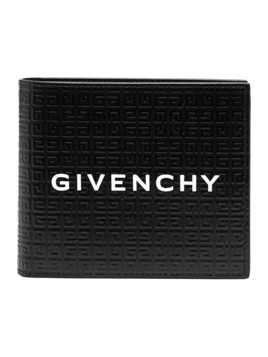 4G Calfskin Leather Half Wallet Black - GIVENCHY - BALAAN 2