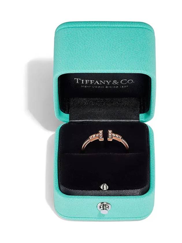 Tiffany T Diamond Wiring Rose Gold 33282559 - TIFFANY & CO. - BALAAN 6