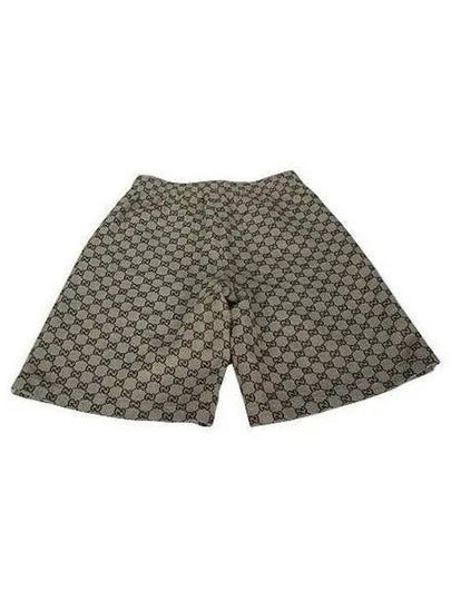 742781 GG Supreme Linen Shorts 46 - GUCCI - BALAAN 2