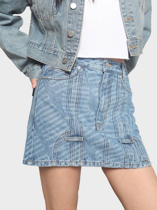 character patch mini skirt - PHILOGRAM - BALAAN 1