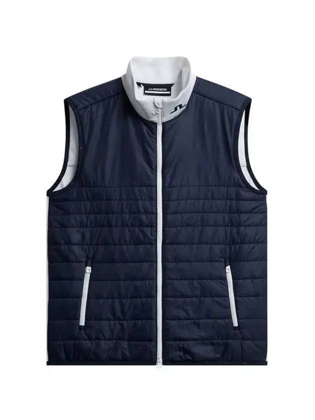 Martina Quilt Hybrid Vest Navy - J.LINDEBERG - BALAAN 1